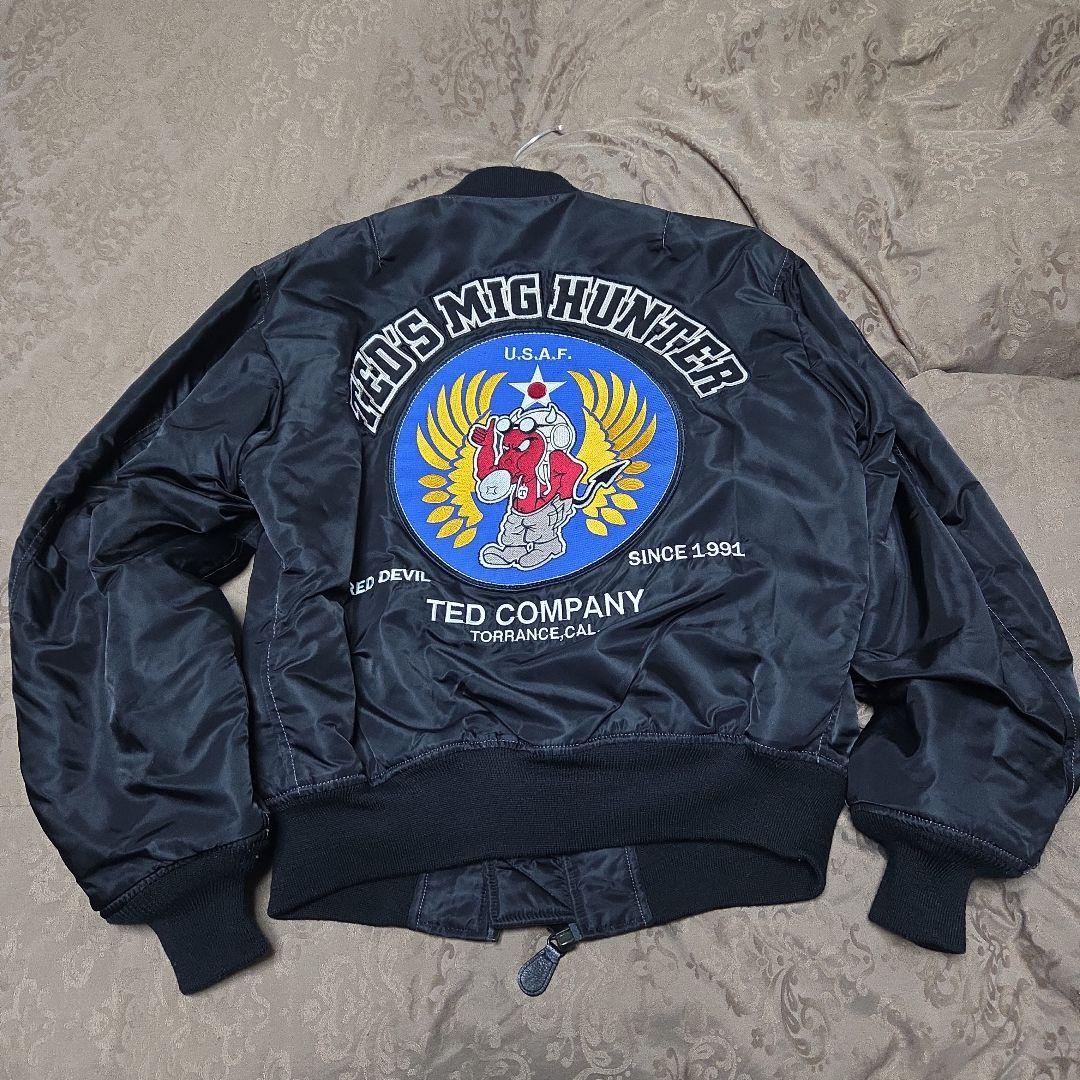 【美品】　テッドマン　MA-1 フライトジャケット　短丈