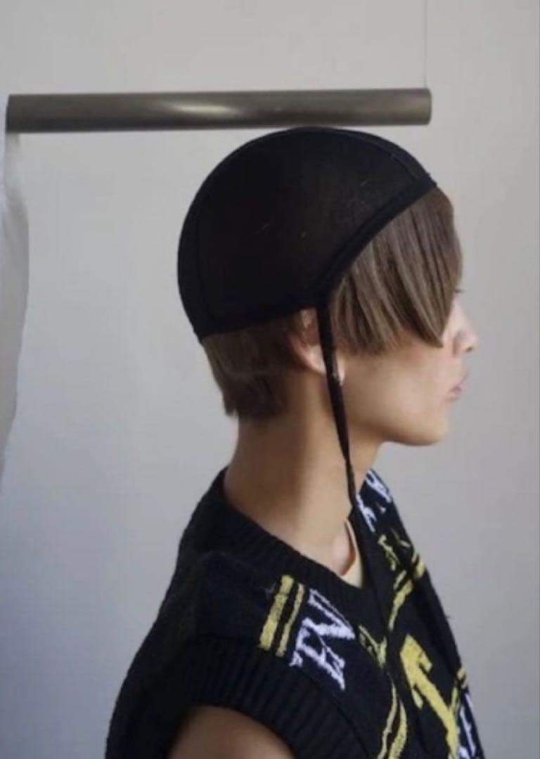 シモーネワイルド ボンネット 帽子 ブラック visitfor購入