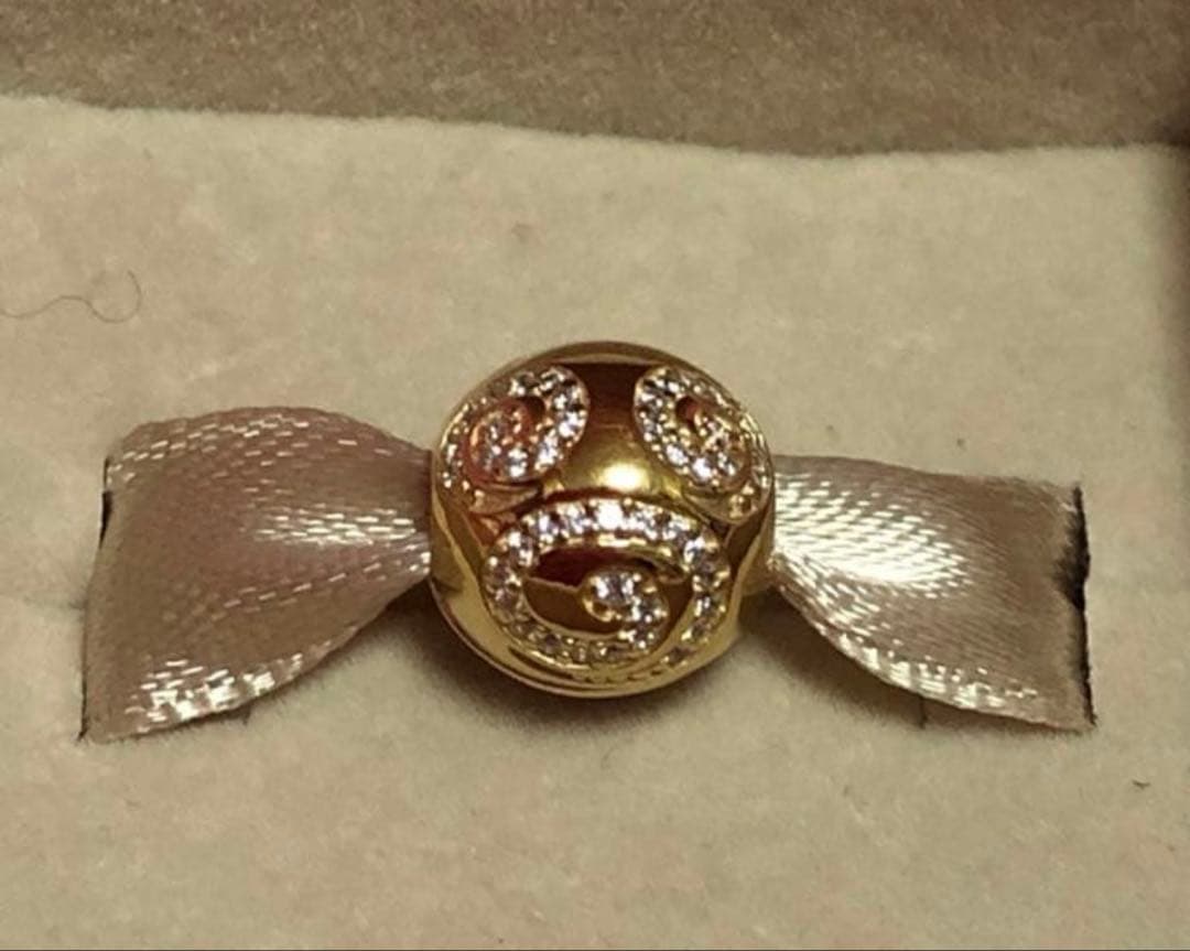 【koro】ディズニー PANDORA 14kゴールド クリップ