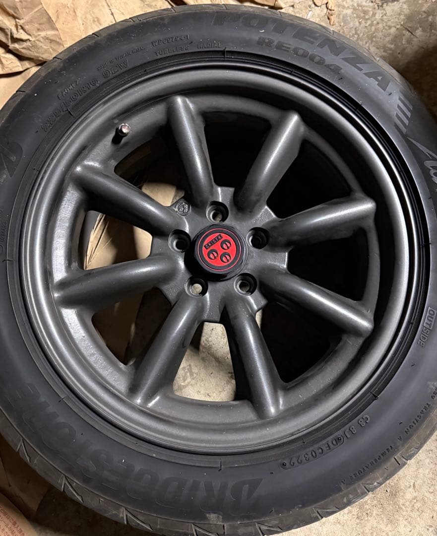 RSワタナベ 8スポーク ホイール 16インチ 8j＋35pcd100 引取可