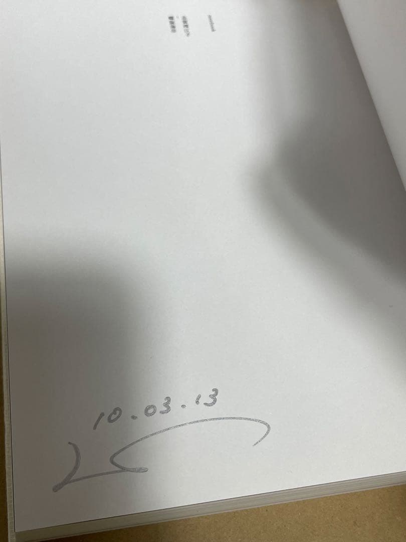 志賀理江子 螺旋海岸 notebook 直筆サイン入り