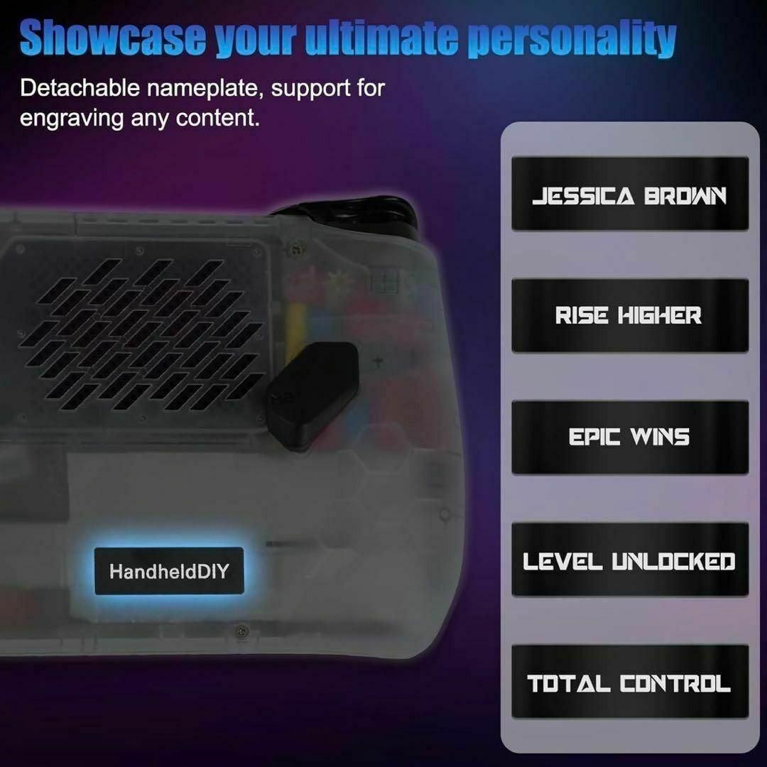 ROG Ally HandheldDIY ケース (半透明)　熱管理