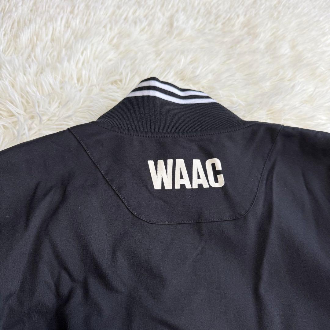 【ワック】美品 ジップジャケット ブラック ロゴ 2サイズ メンズ