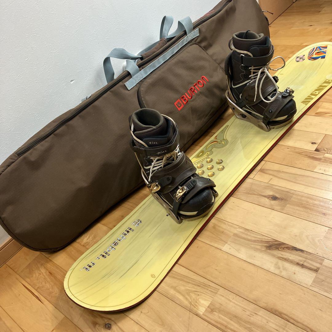 レディース　BURTON バートン　セット　即乗り スノーボード　 ケース付