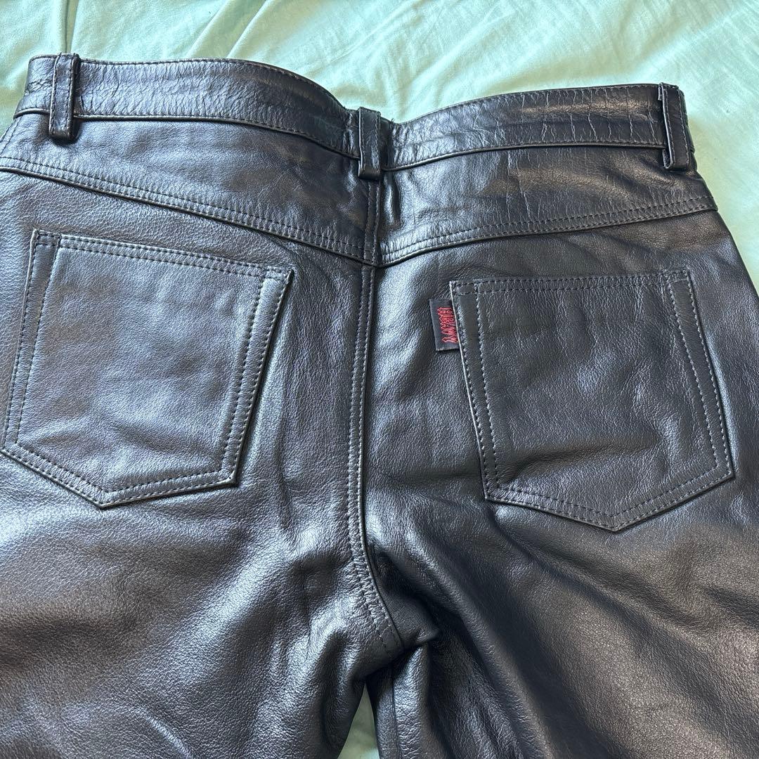 メンズ　レザーパンツ