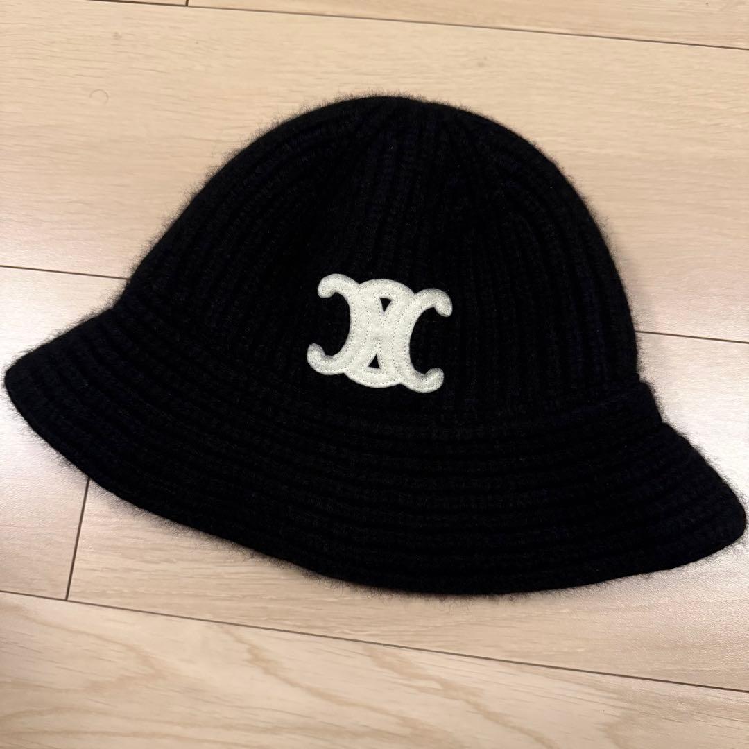 CELINE ブラック バケットハット