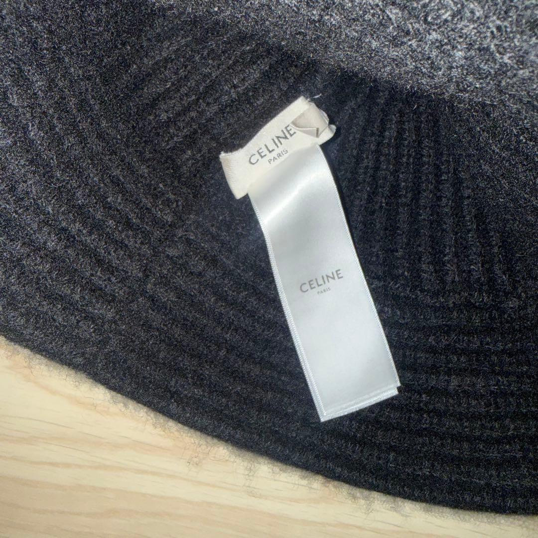 CELINE ブラック バケットハット