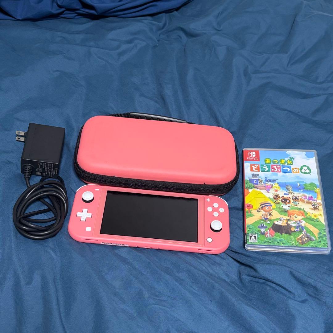 Nintendo Switch Lite コーラル あつまれどうぶつの森セット