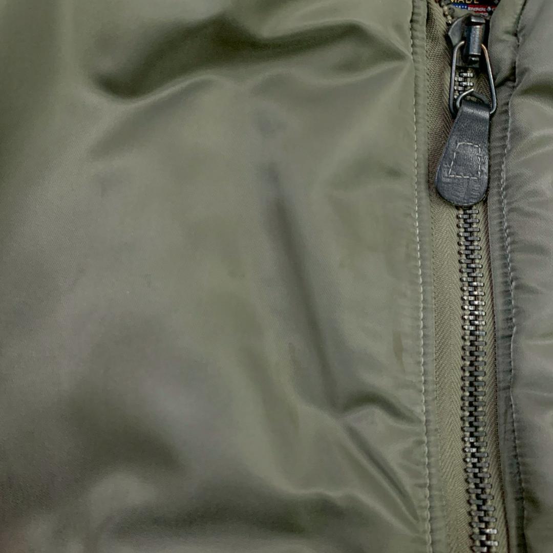 USA製★復刻 AVIREX MA-1 フライトジャケット 黒タグ L　D900