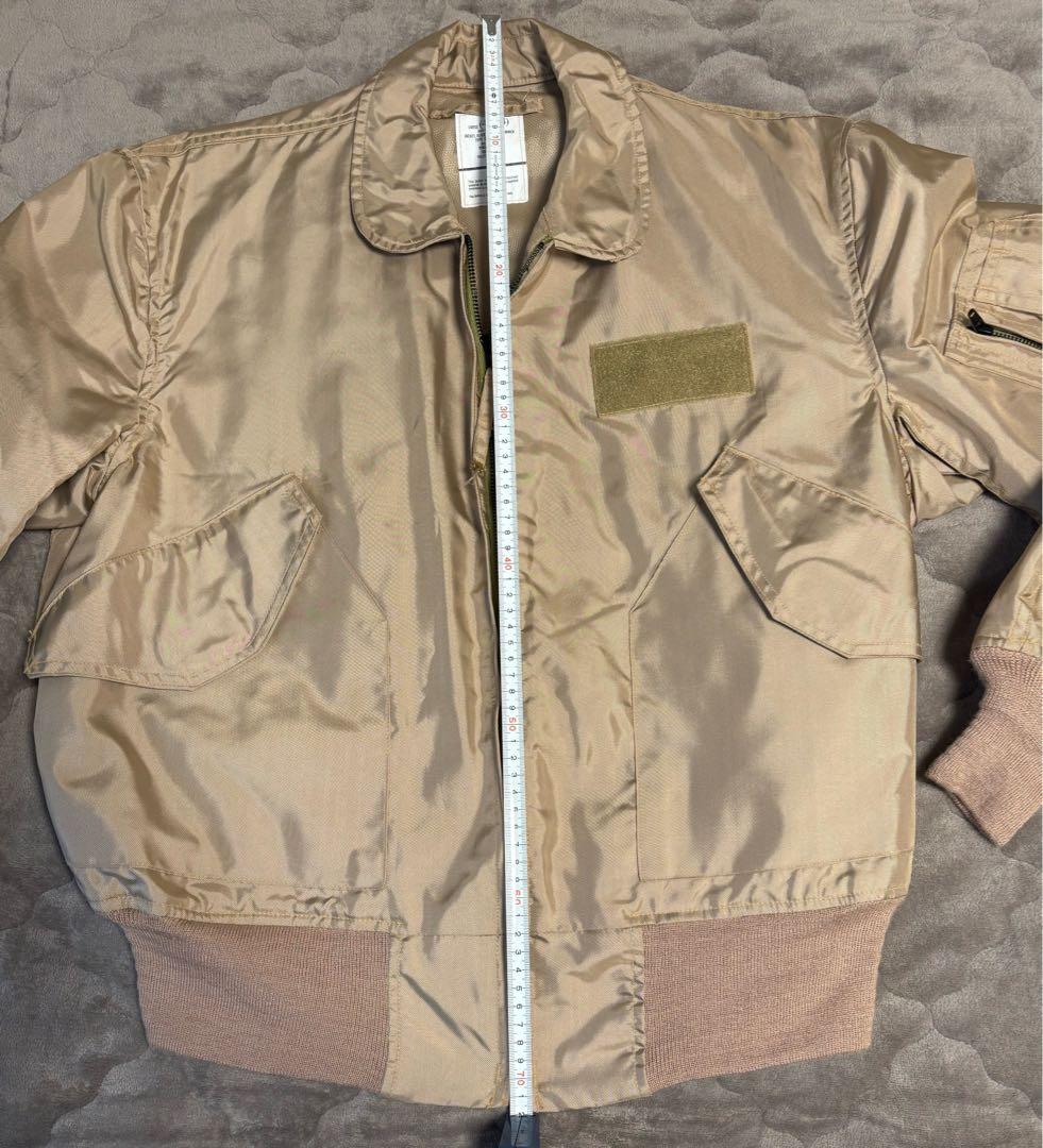 CWU-36/Pフライトジャケット/タン実物L米軍トップガン