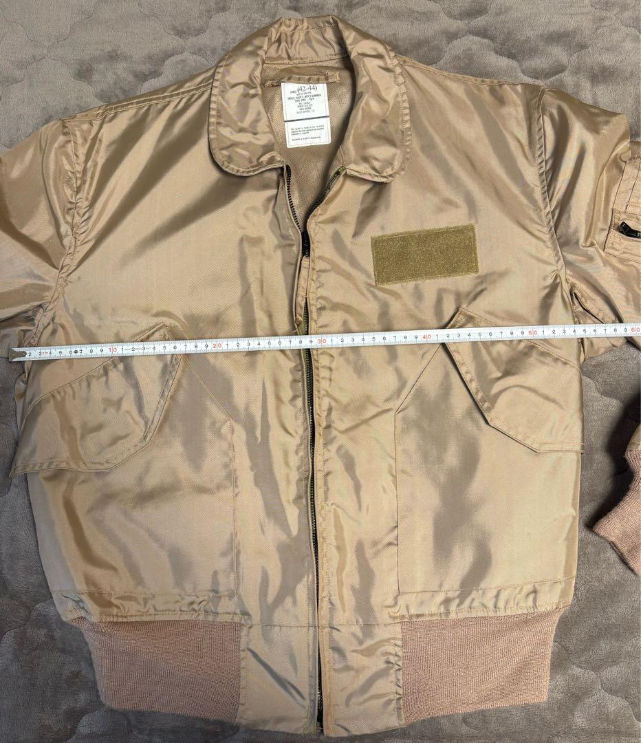 CWU-36/Pフライトジャケット/タン実物L米軍トップガン