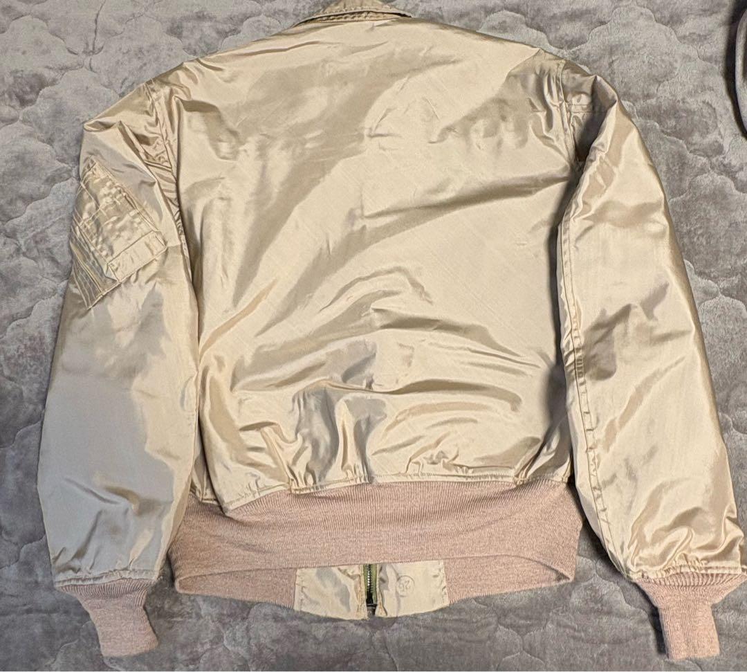 CWU-36/Pフライトジャケット/タン実物L米軍トップガン