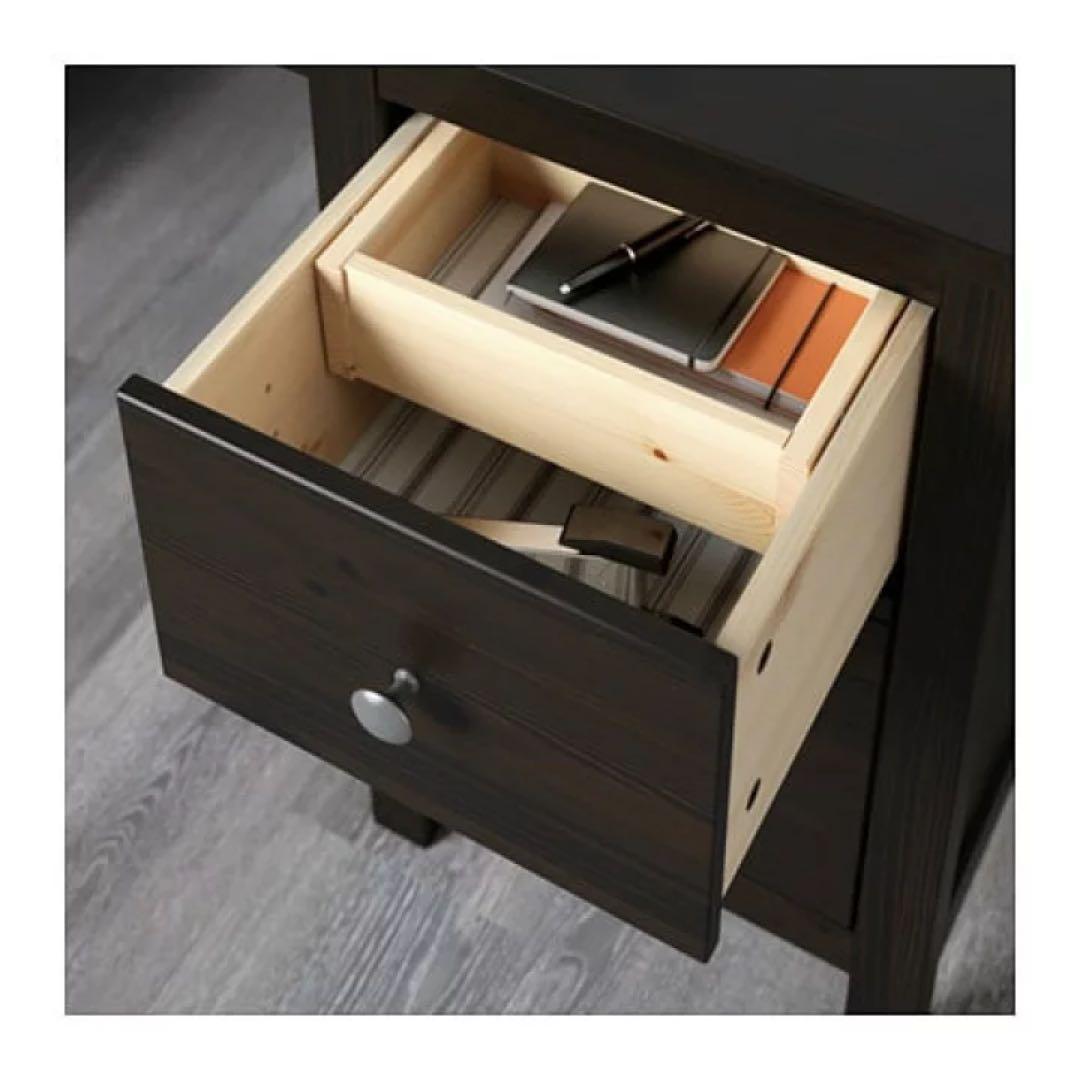 IKEA 廃盤 パソコンデスク ヘムネス ブラック クラシカル 北欧