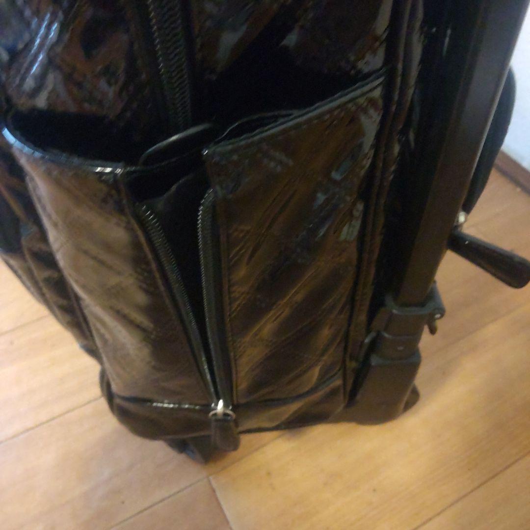 SWANY エマイロ キルティング エナメルキャリーケース