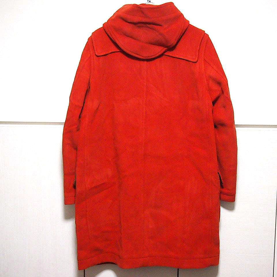 Memex　希少XLJ.PRESSイタリア生地ヘリンボーンダッフルオレンジ