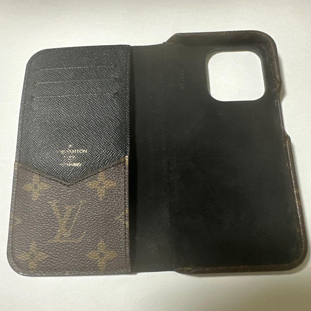 ルイヴィトン　iPhone14Pro ケース　手帳型　フォリオ