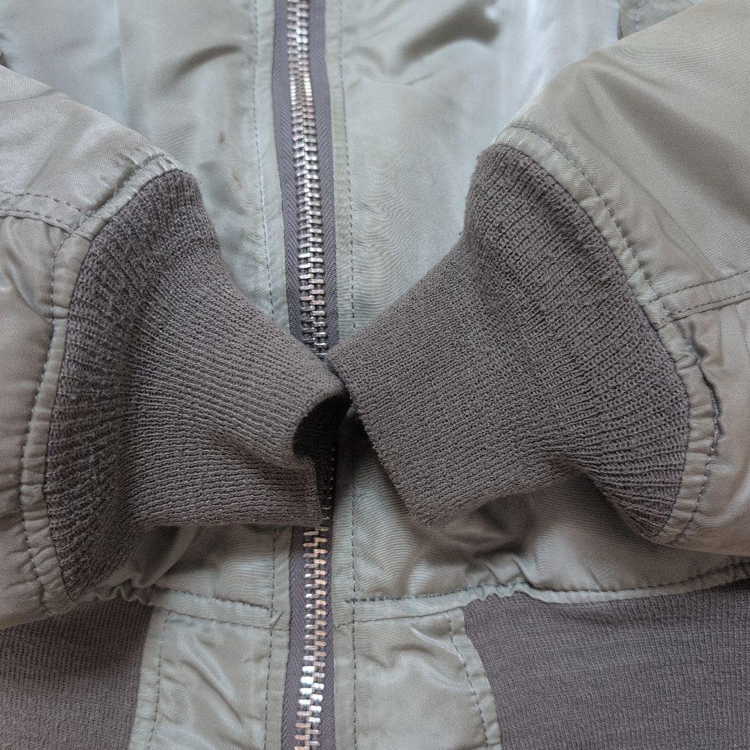 MADE IN ＵＳＡ ALPHA MA-1 シルバー グレー