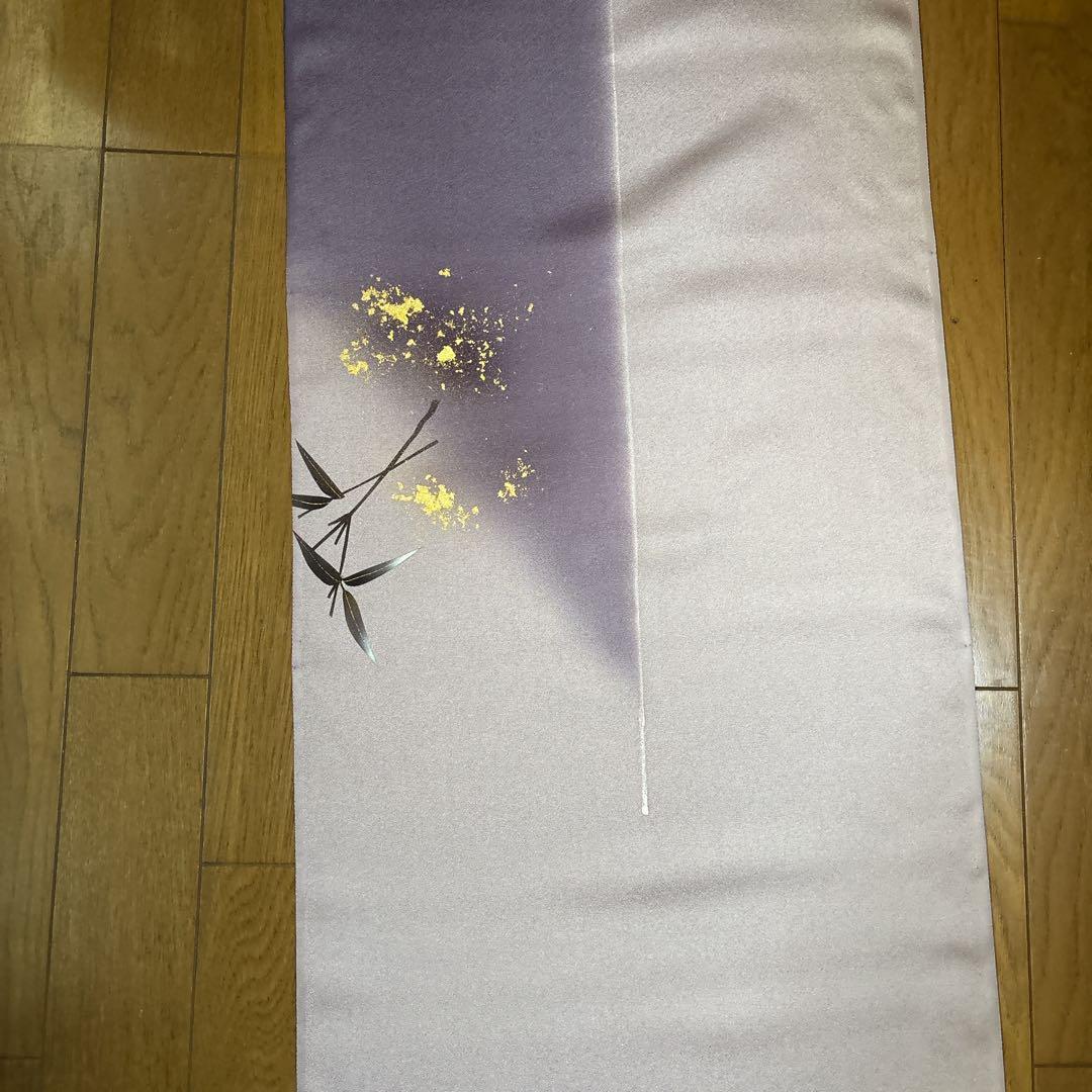 丹後ちりめん 正絹　反物 ぼかし八掛付き