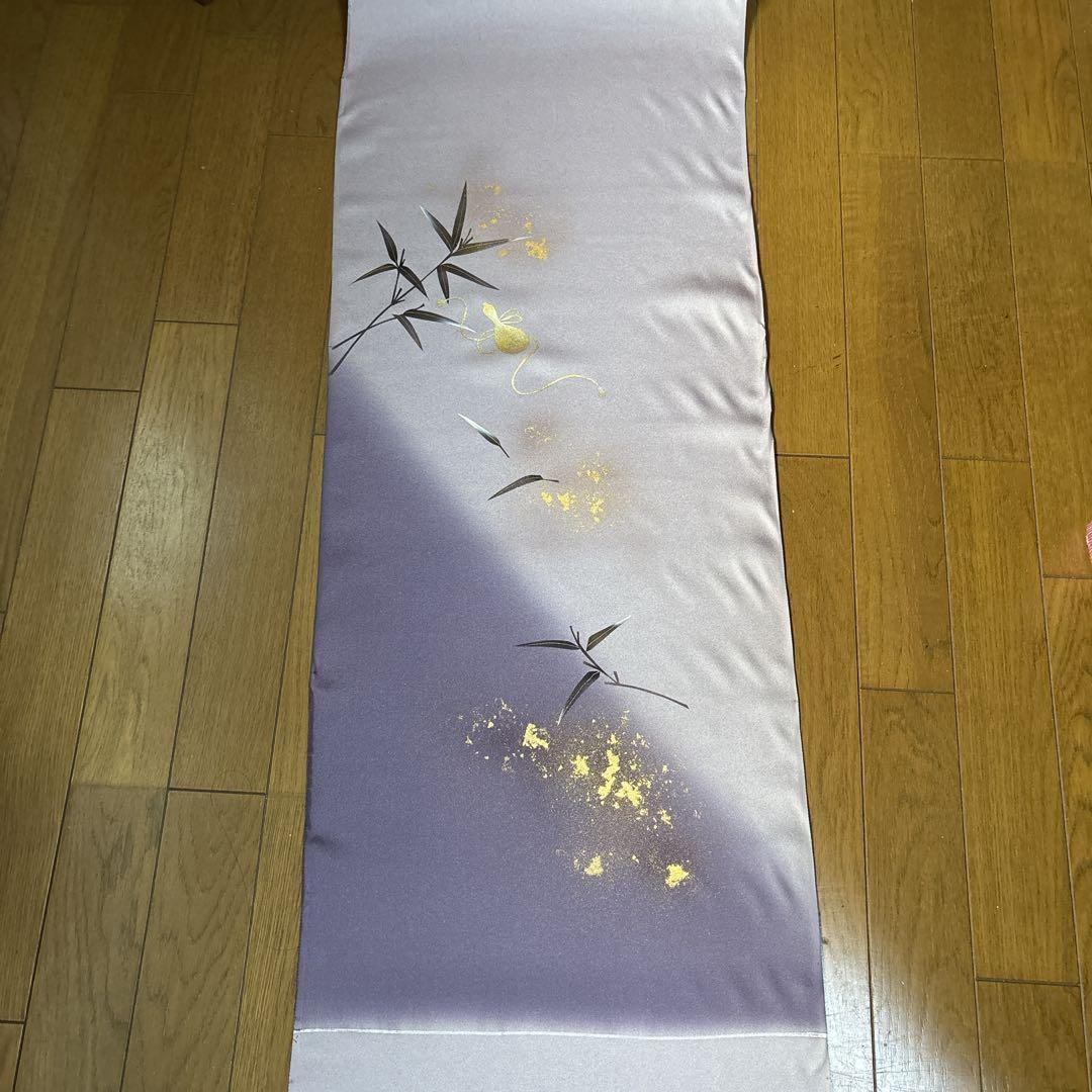 丹後ちりめん 正絹　反物 ぼかし八掛付き