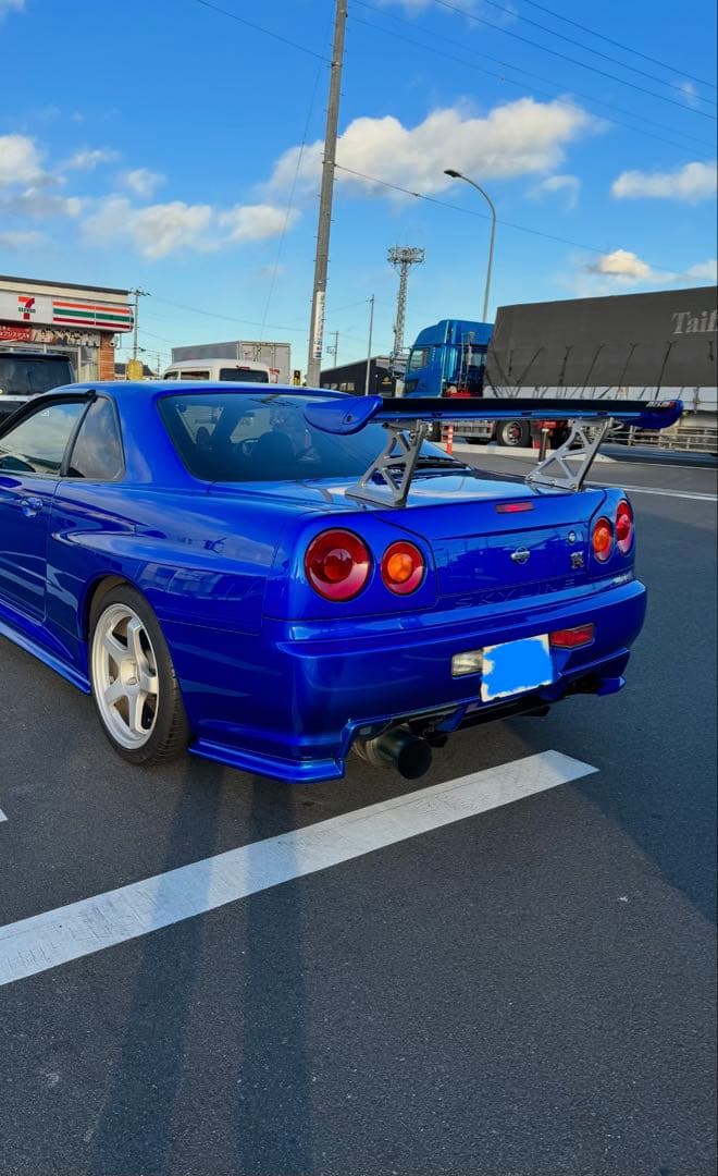 スカイライン GT-R(BNR34)用純正リアウイングハイポジションステー