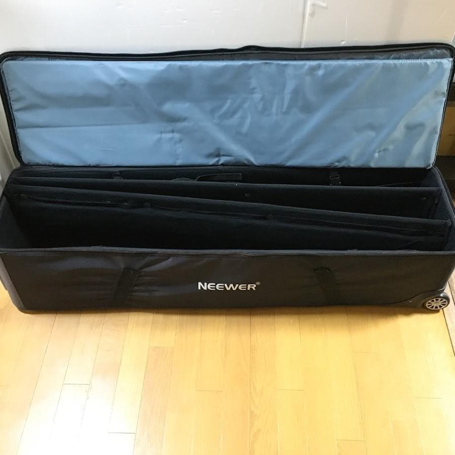 Neewer トロリーキャリングケース 写真スタジオ機器 防水 三脚ケース