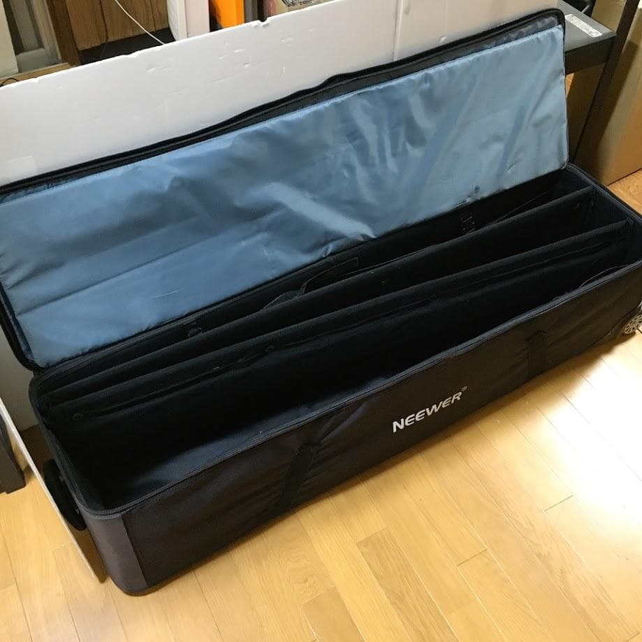 Neewer トロリーキャリングケース 写真スタジオ機器 防水 三脚ケース