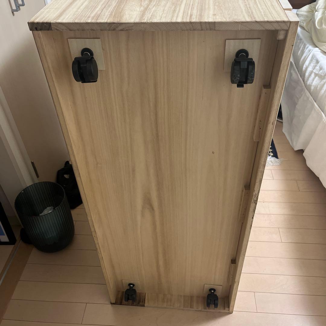 桐箪笥　桐タンス　チェスト　桐　箪笥　美品　キャスター付き