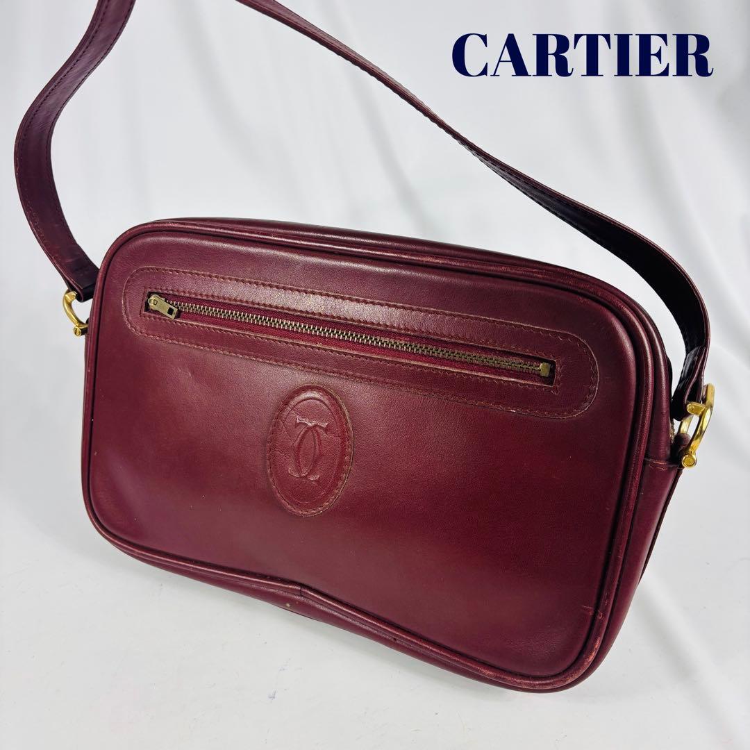 Cartier カルティエ ショルダーバッグ マストラインポシェット 2way