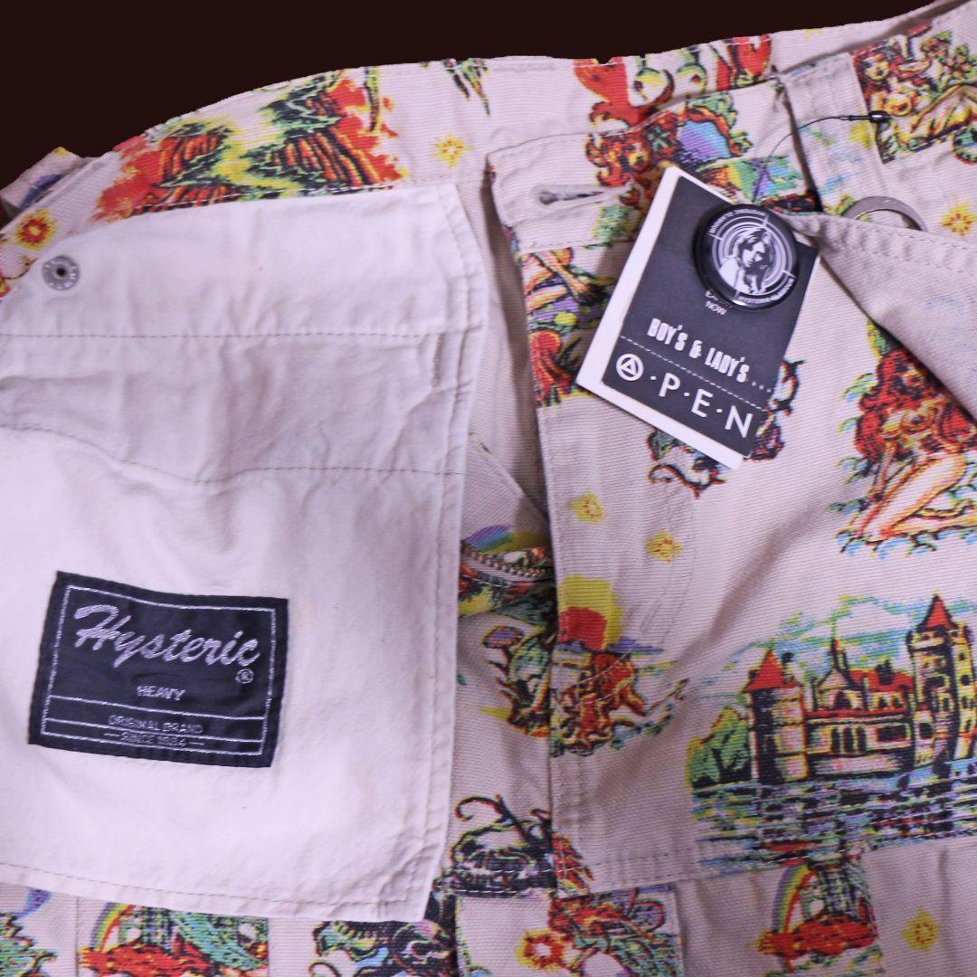 新品 初期ヒステリックグラマー メデューサ 人魚プリント ポーチ付 ミニスカート