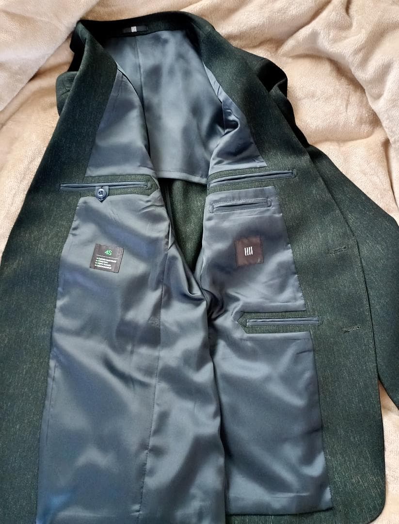 メンズスーツ　秋冬【上(A7) 下(AB7)】【BLKP2505-41_T】