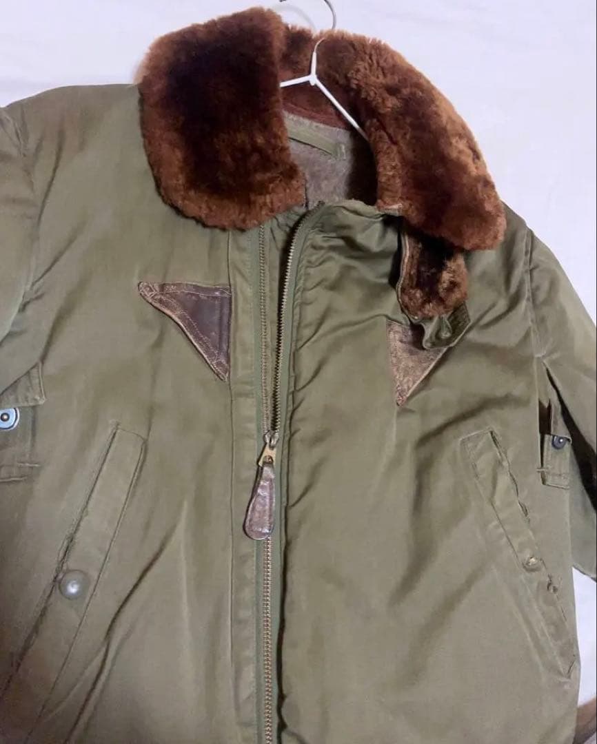 【希少】40s B-15Aアメリカ ビンテージ フライトジャケット usarmy