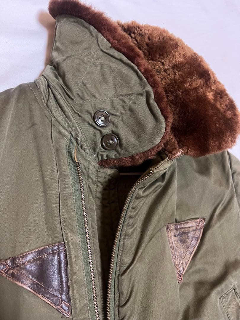 【希少】40s B-15Aアメリカ ビンテージ フライトジャケット usarmy