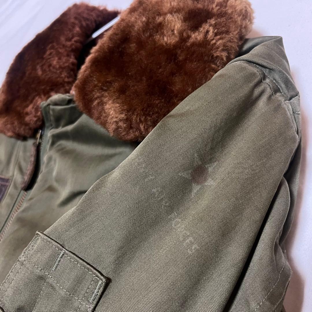 【希少】40s B-15Aアメリカ ビンテージ フライトジャケット usarmy