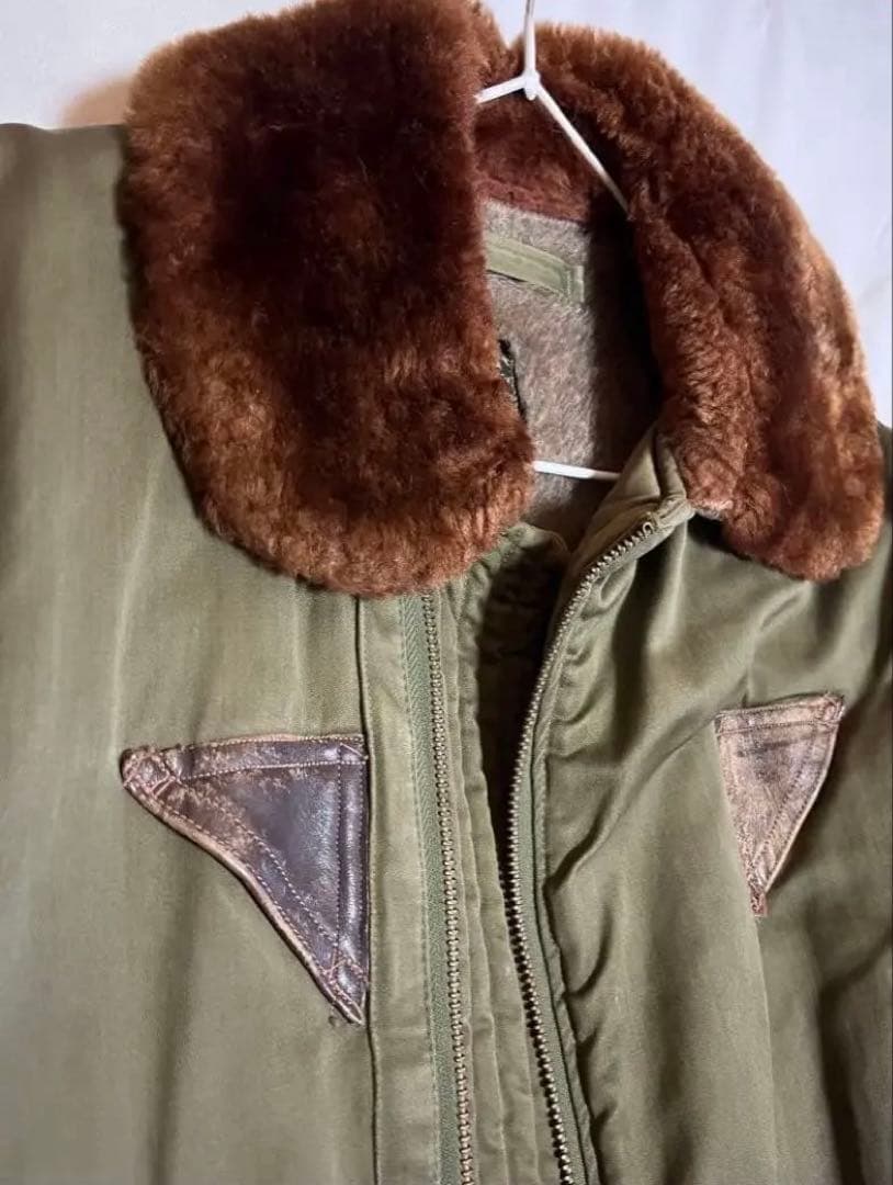 【希少】40s B-15Aアメリカ ビンテージ フライトジャケット usarmy