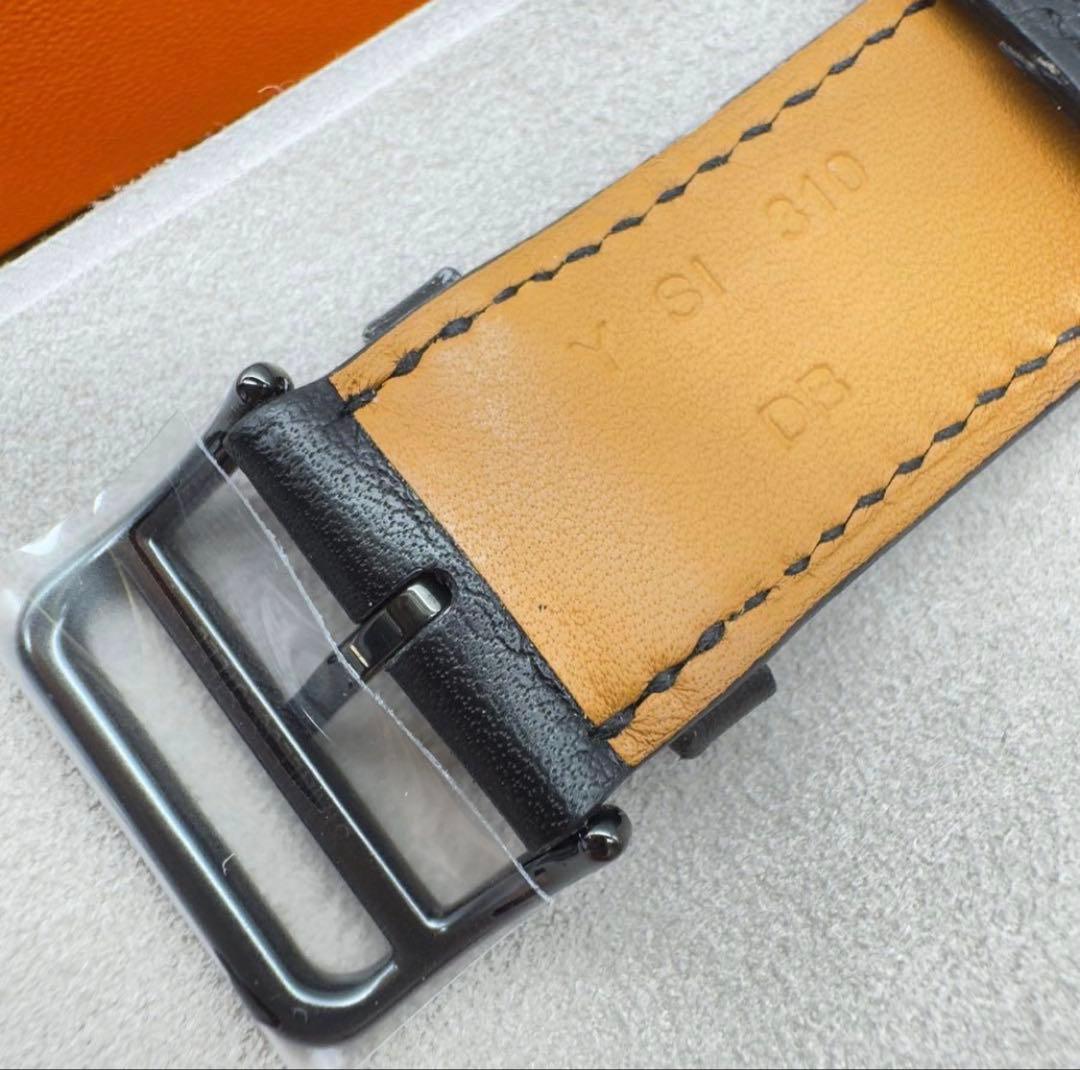2719 45㎜ Apple Watch エルメス　ブラック　ドゥブルトゥール