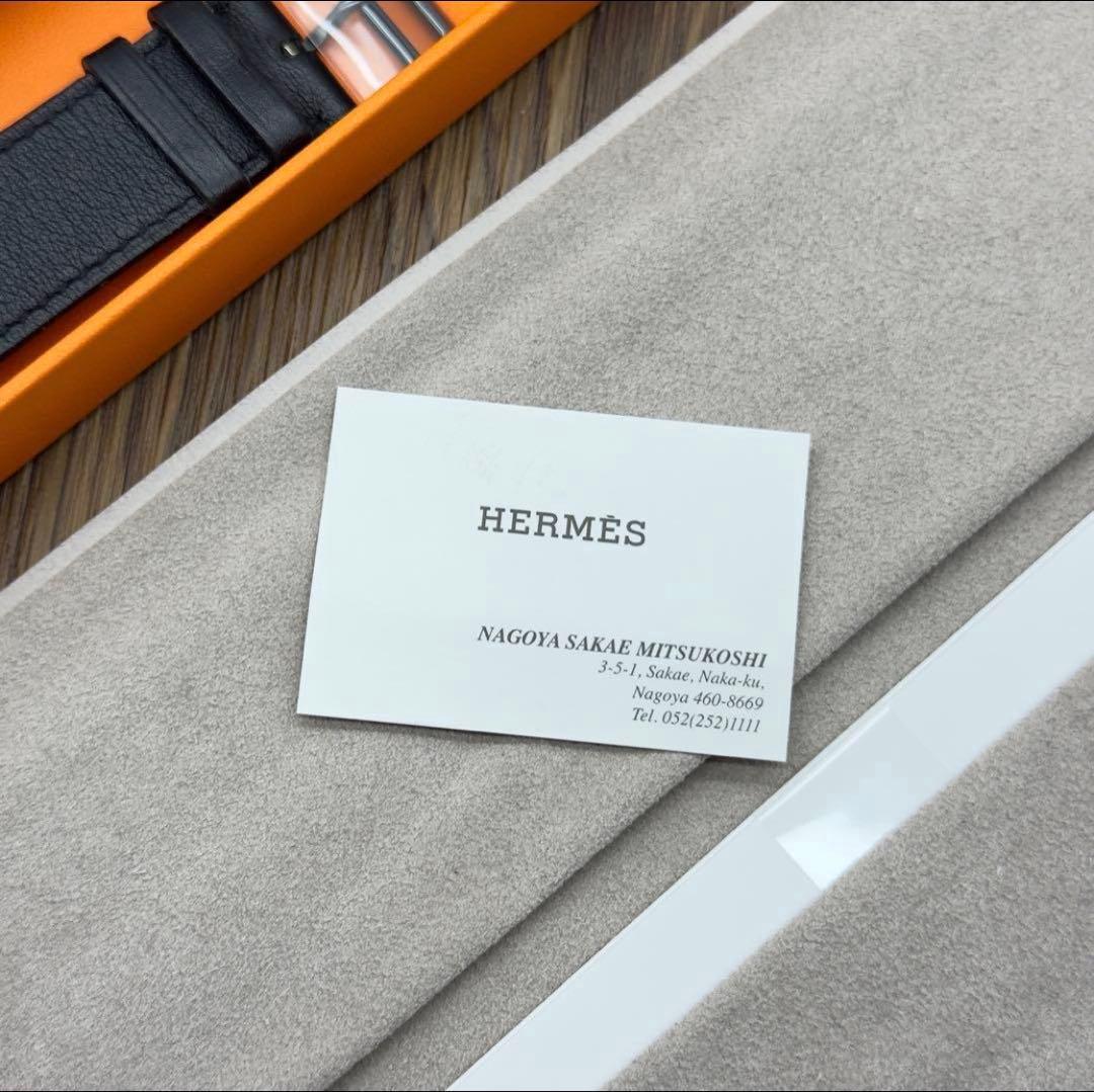 2719 45㎜ Apple Watch エルメス　ブラック　ドゥブルトゥール