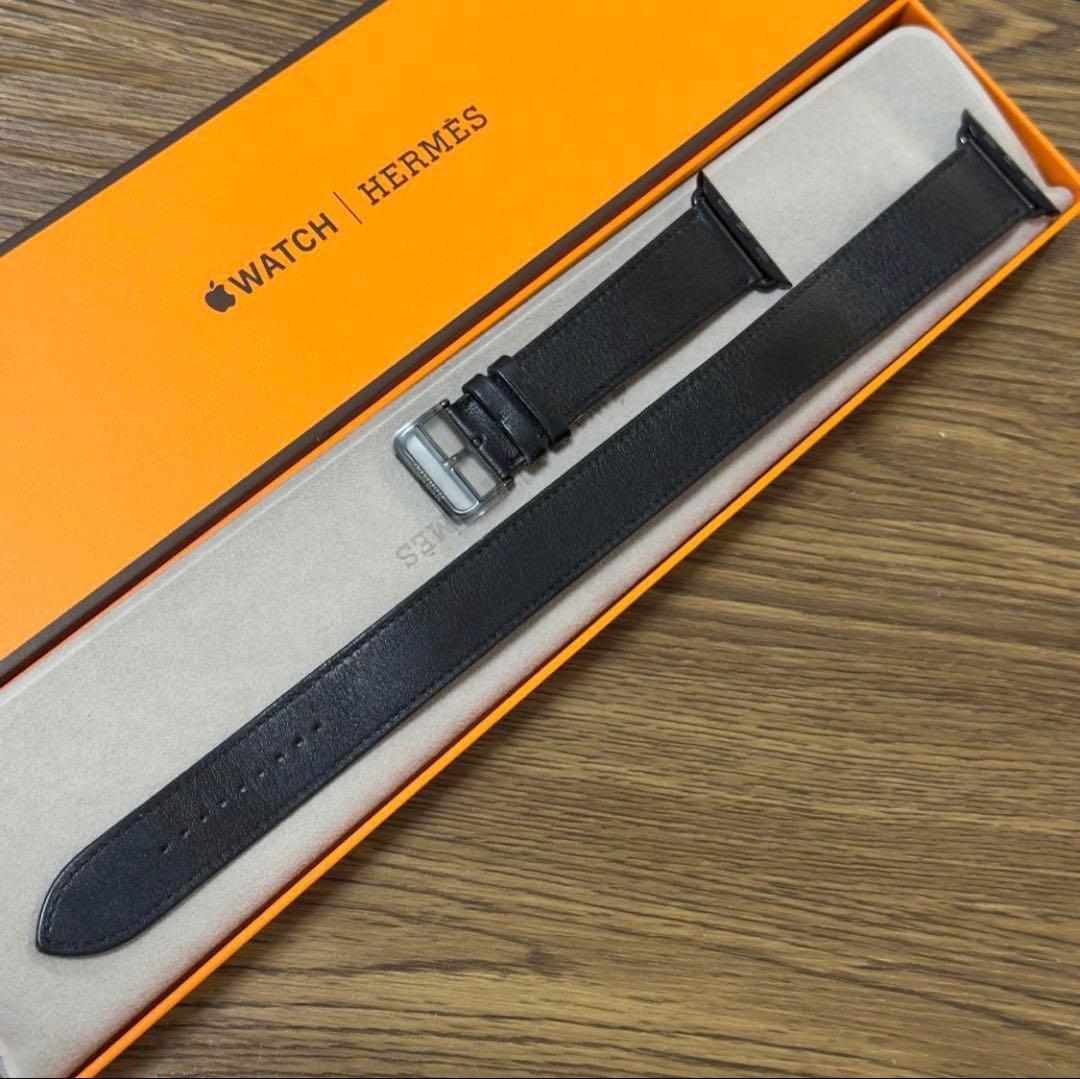 2719 45㎜ Apple Watch エルメス　ブラック　ドゥブルトゥール