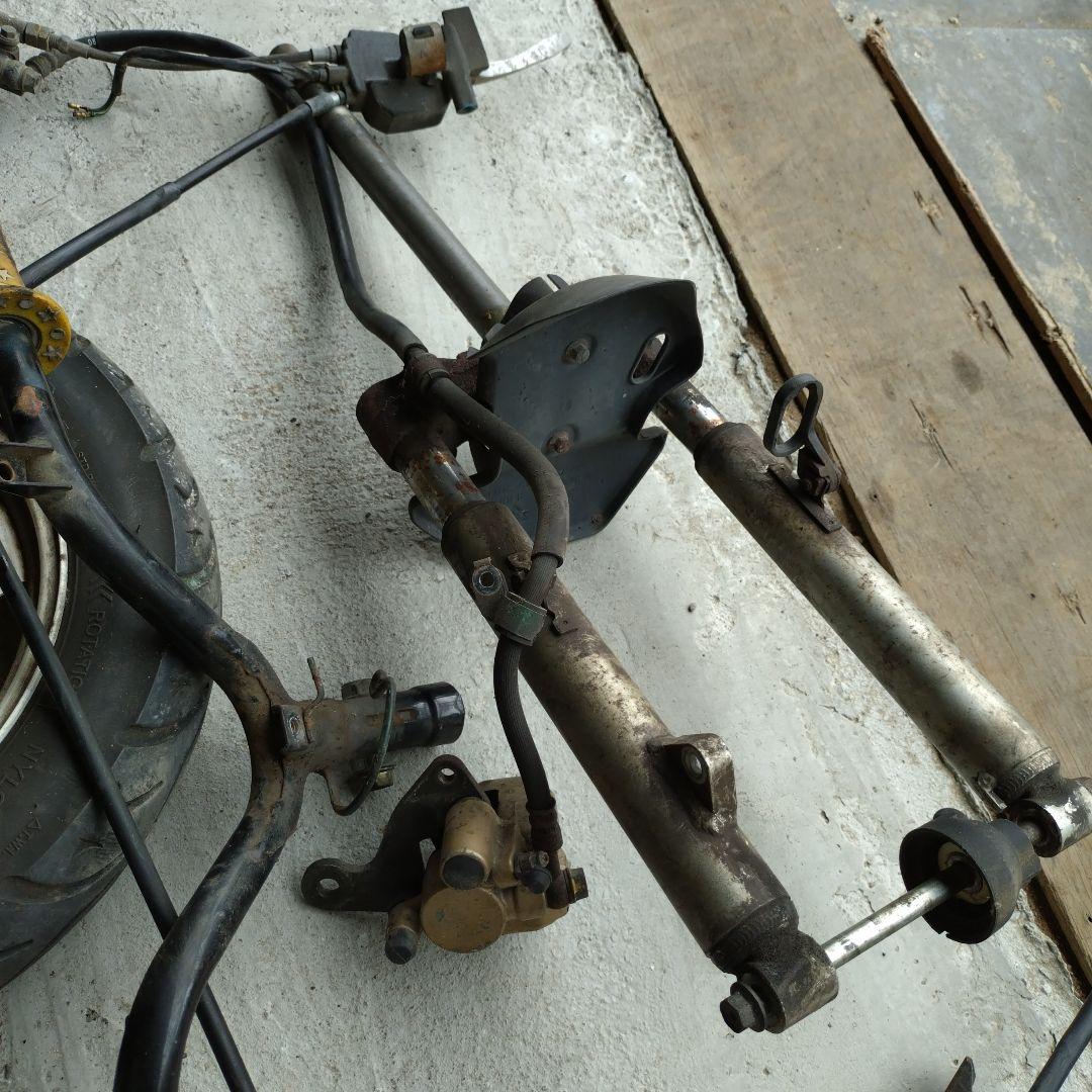 AF35 ライブディオ　フロントフォーク　ディスクブレーキ