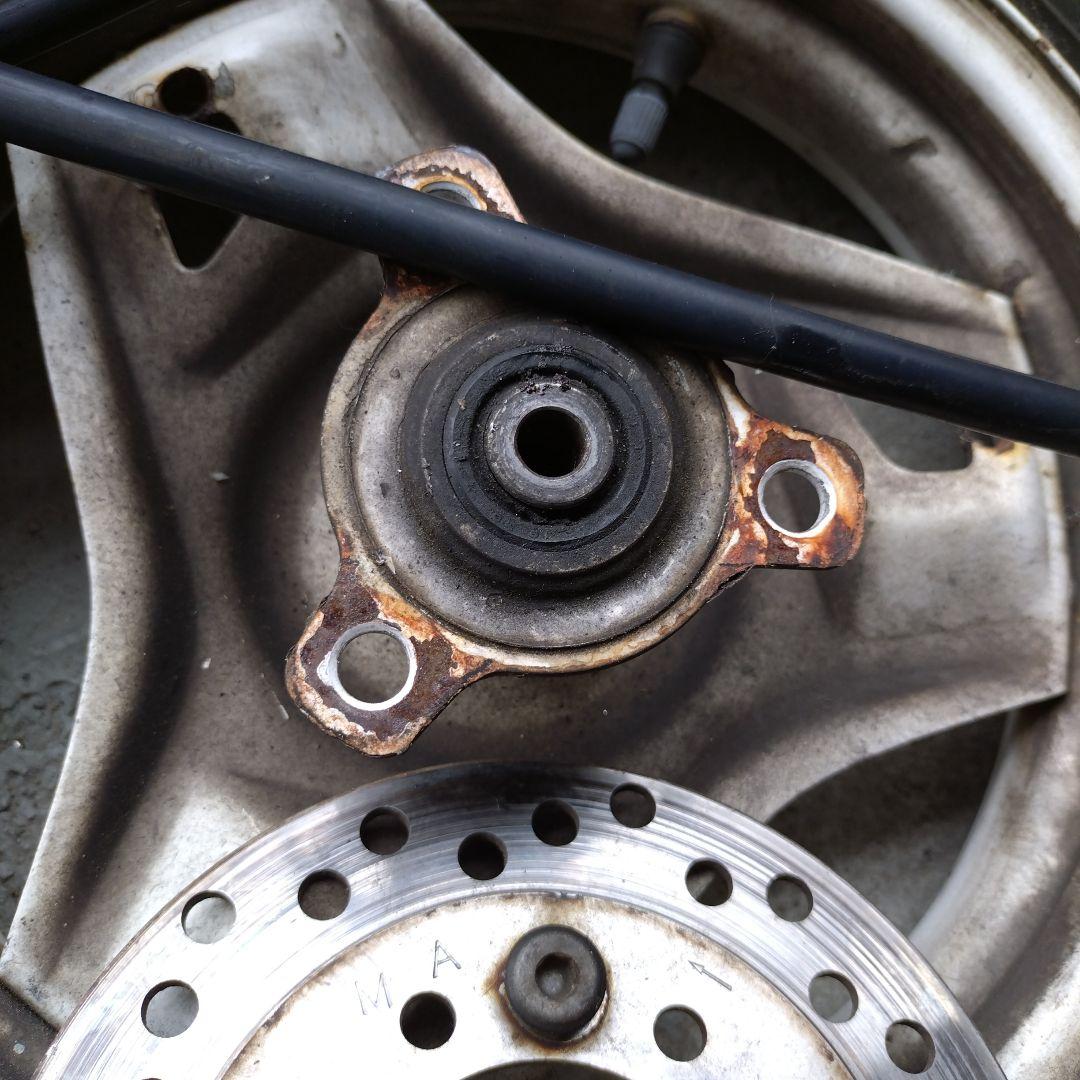 AF35 ライブディオ　フロントフォーク　ディスクブレーキ