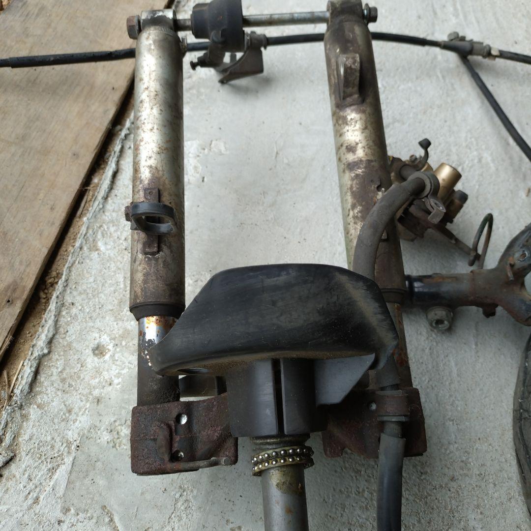 AF35 ライブディオ　フロントフォーク　ディスクブレーキ