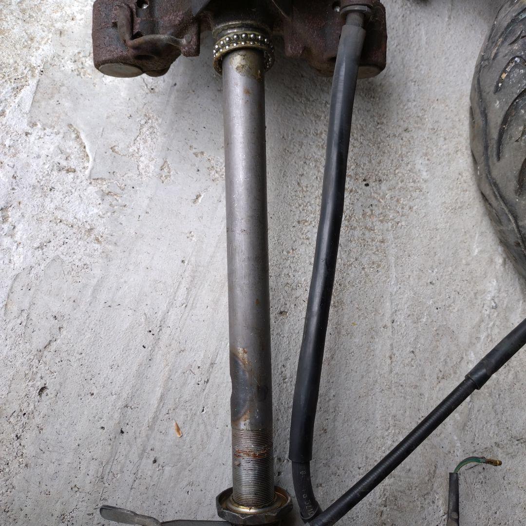 AF35 ライブディオ　フロントフォーク　ディスクブレーキ