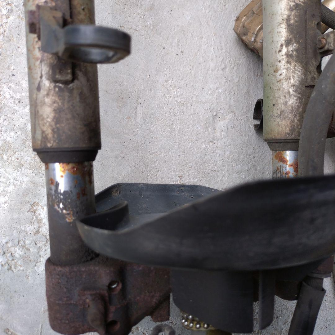 AF35 ライブディオ　フロントフォーク　ディスクブレーキ