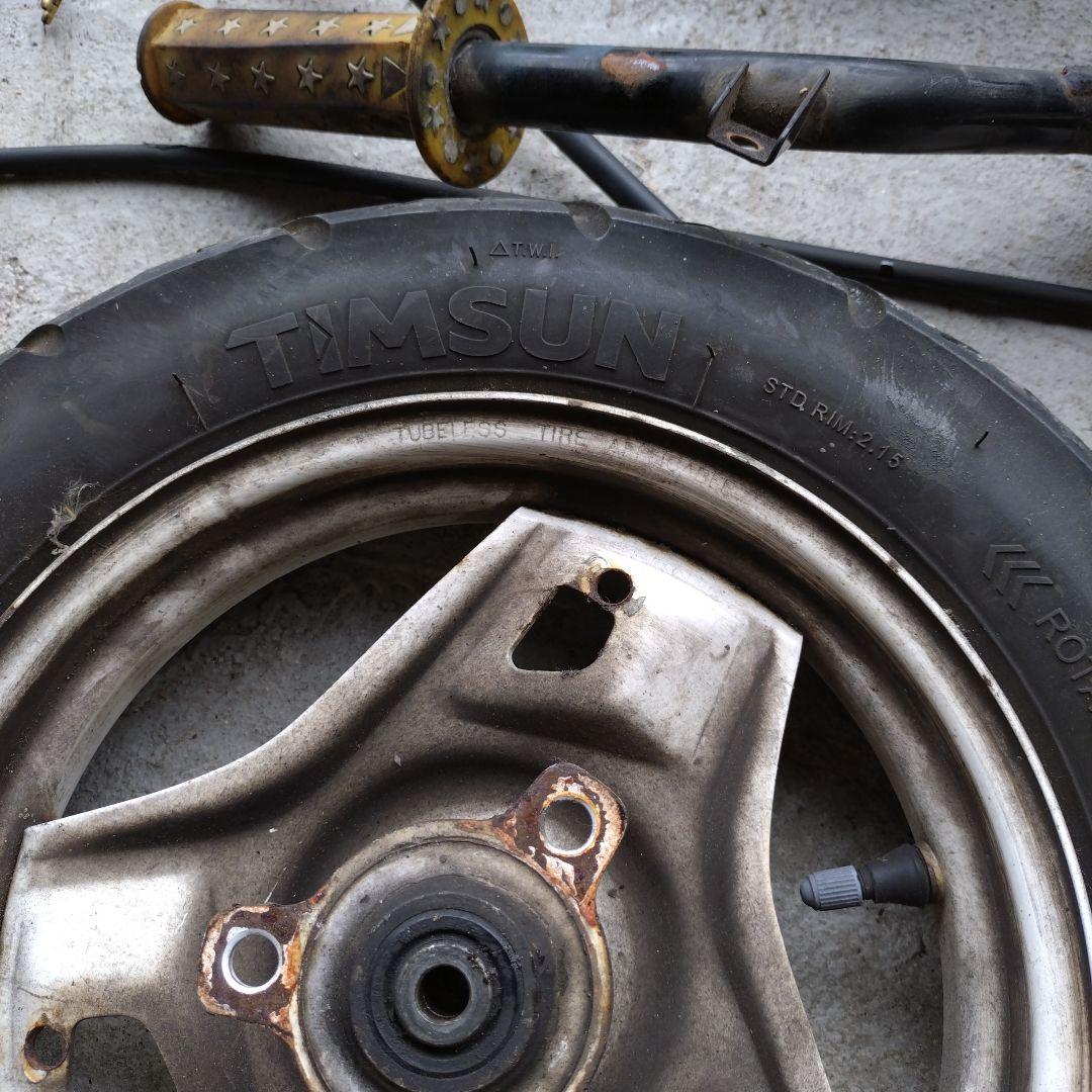 AF35 ライブディオ　フロントフォーク　ディスクブレーキ