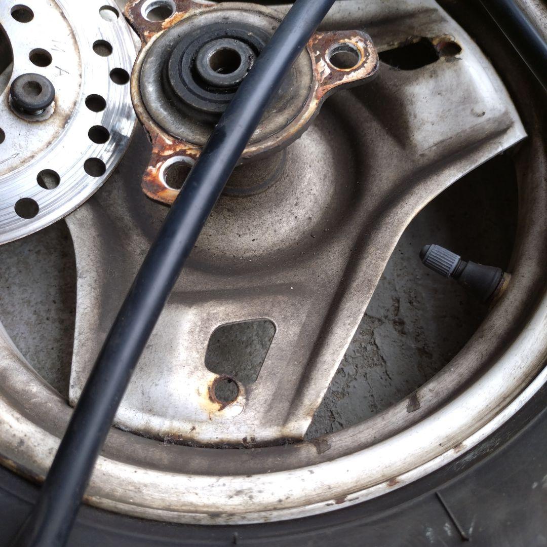 AF35 ライブディオ　フロントフォーク　ディスクブレーキ