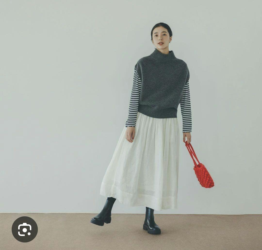 北欧暮らしの道具店「いつものコーデが広がる」あったかウールのニットベスト