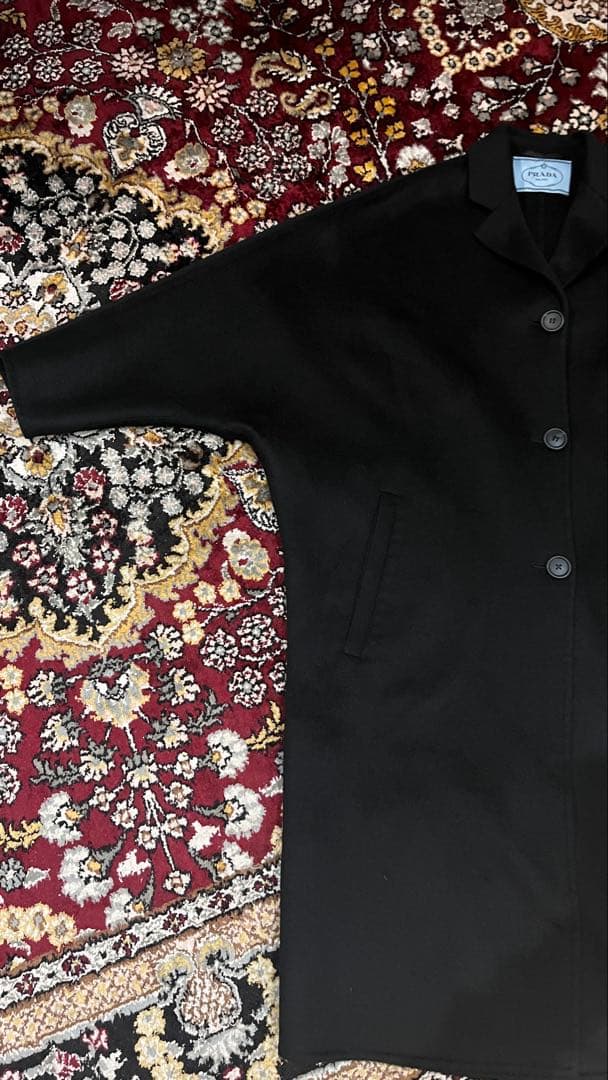 PRADA カシミア100% ドルマンスリーブ　コート サイズ36 イタリア製