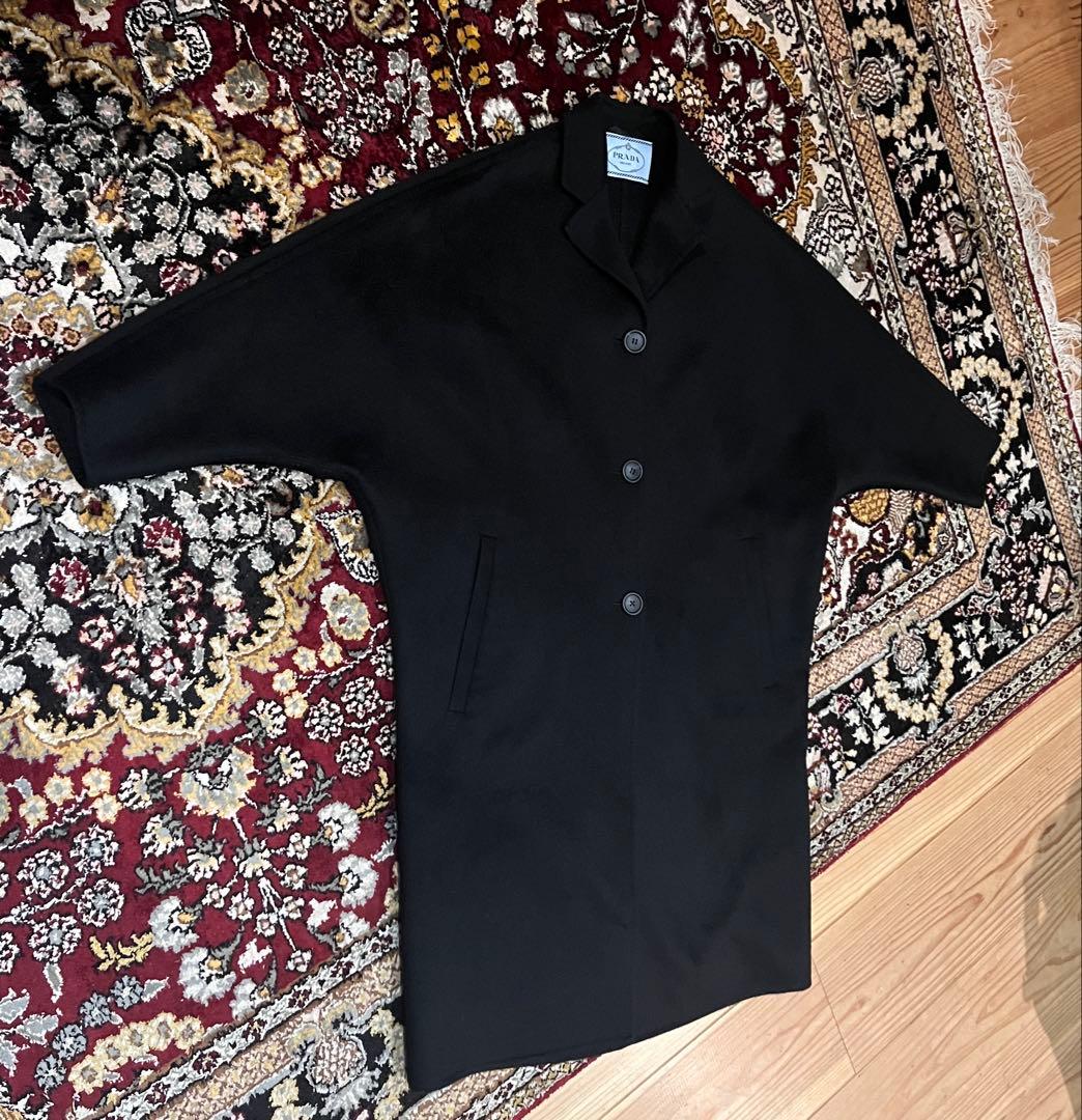 PRADA カシミア100% ドルマンスリーブ　コート サイズ36 イタリア製