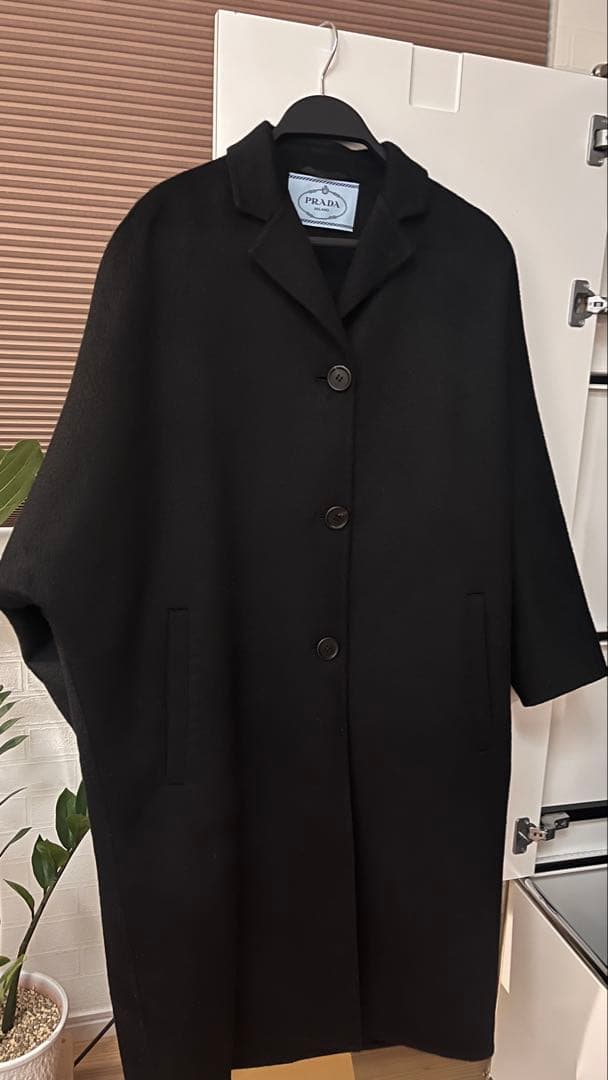 PRADA カシミア100% ドルマンスリーブ　コート サイズ36 イタリア製