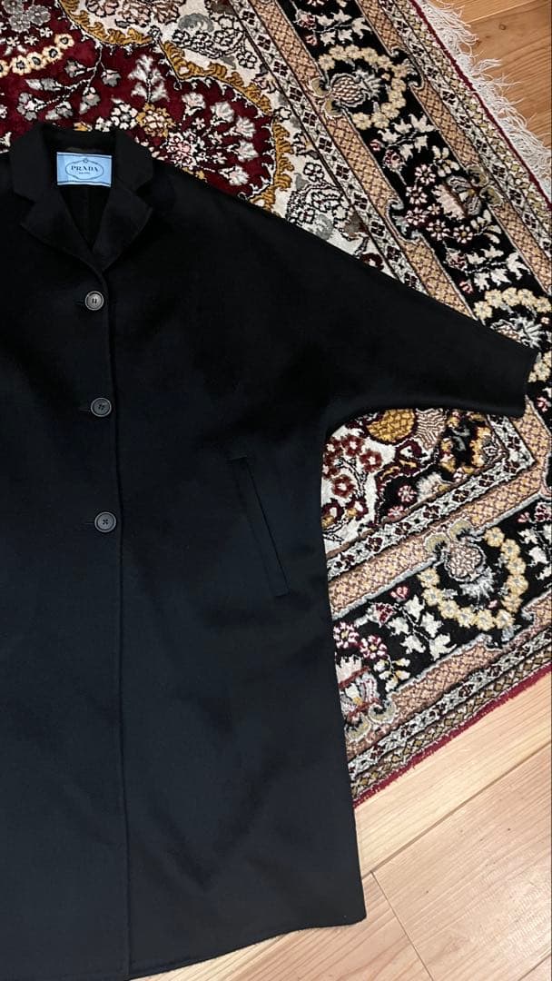 PRADA カシミア100% ドルマンスリーブ　コート サイズ36 イタリア製