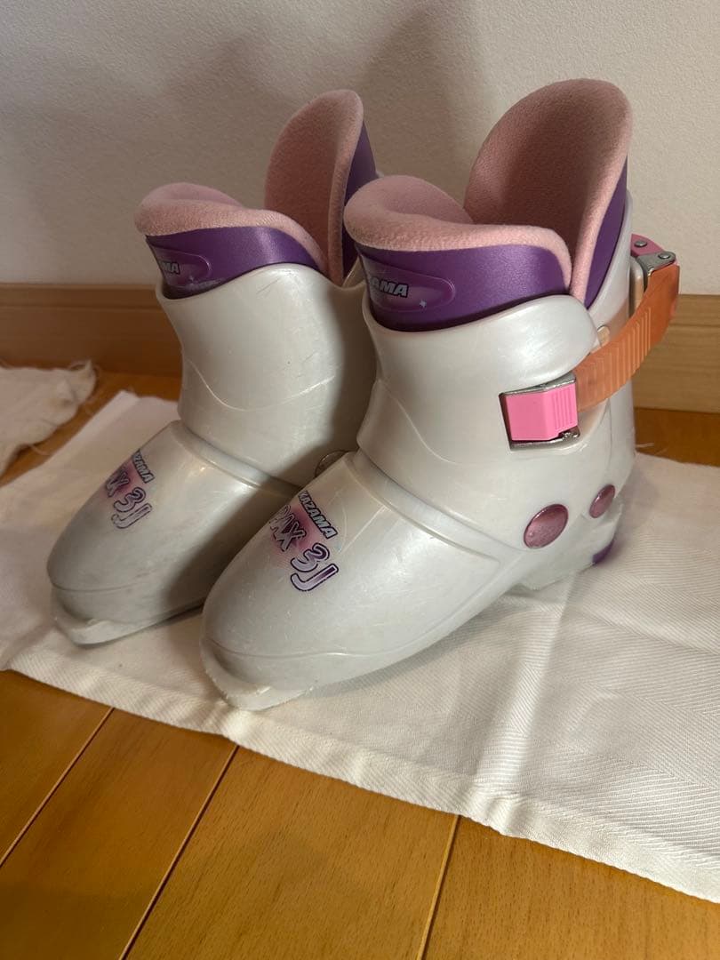 ジュニアスキー5点セット girl's ブーツ2足付き